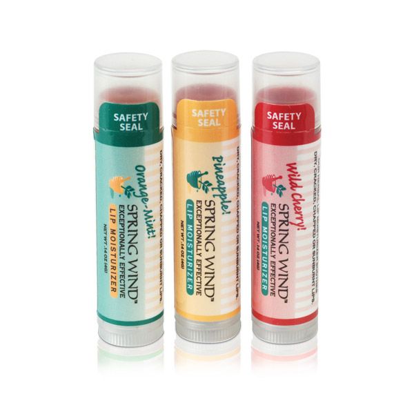 HERBAL LIP MOISTURIZERS 3 PACK Spring Wind Retail